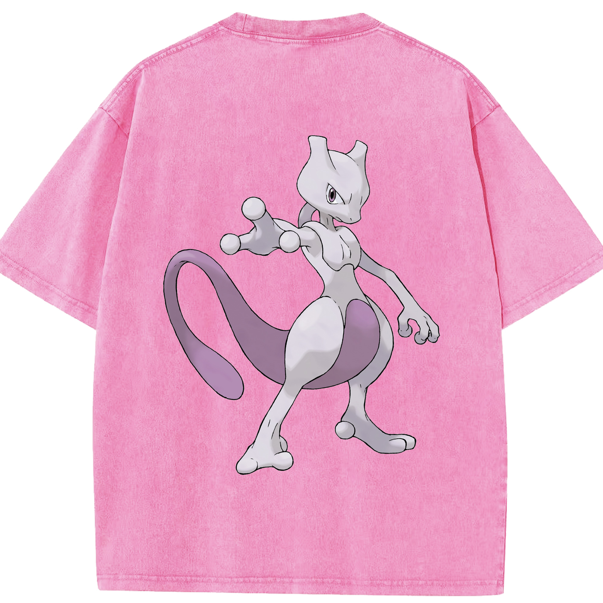 （画像用） ポケットモンスター Pokémon 綿100% ヴィンテージ風 半袖Tシャツ（背面プリント）